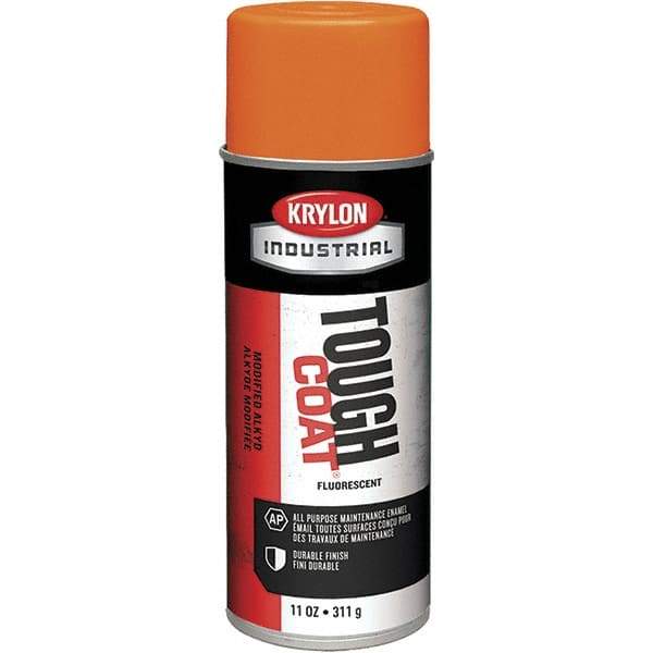 Krylon - Orange, Fluorescent, Acrylic Enamel Spray Paint - 15 to 20 Sq Ft per Can, 12 oz Container - All Tool & Supply