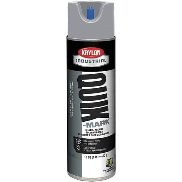 Krylon - 20 fl oz Gray Marking Paint - 50 to 60 Sq Ft Coverage, Solvent-Based Formula - All Tool & Supply