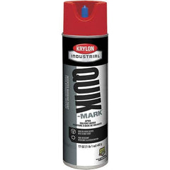 Krylon - 20 fl oz Red Marking Paint - 50 to 60 Sq Ft Coverage, Solvent-Based Formula - All Tool & Supply