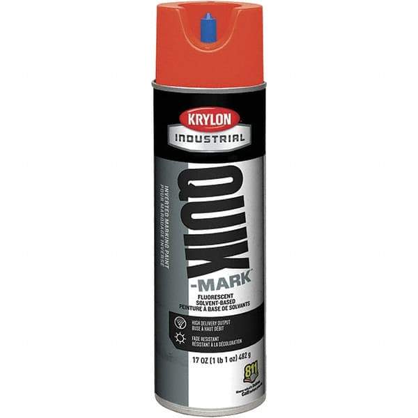 Krylon - 20 fl oz Red Marking Paint - 50 to 60 Sq Ft Coverage, Solvent-Based Formula - All Tool & Supply