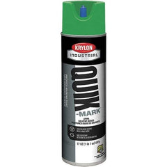 Krylon - 20 fl oz Green Marking Paint - 50 to 60 Sq Ft Coverage, Solvent-Based Formula - All Tool & Supply