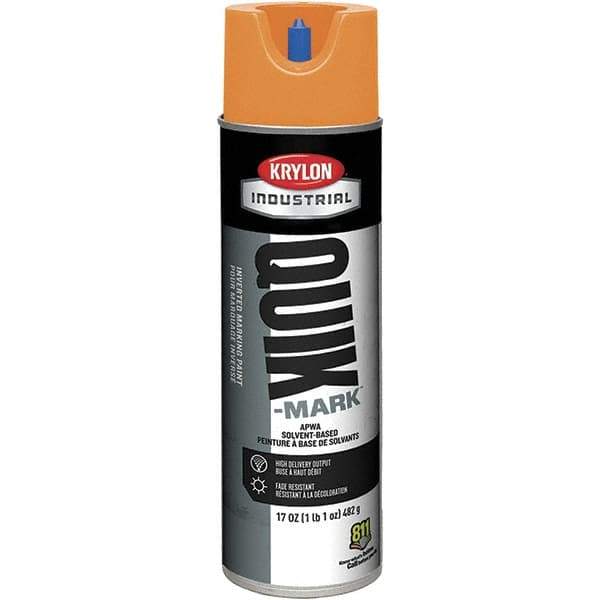 Krylon - 20 fl oz Orange Marking Paint - 50 to 60 Sq Ft Coverage, Solvent-Based Formula - All Tool & Supply