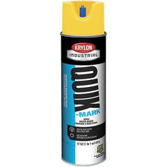 Krylon - 20 fl oz Yellow Marking Paint - 50 to 60 Sq Ft Coverage, Water-Based Formula - All Tool & Supply