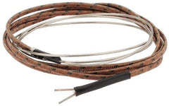 Thermo Electric - 0 to 1600°F, J Flexible, Thermocouple Probe - 3 Ft. Cable Length, Stripped Ends, 25 Inch Probe Sheath Length, 3 Sec Response Time - All Tool & Supply