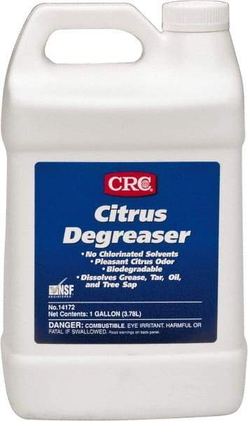 CRC - 1 Gal Bottle Cleaner/Degreaser - Liquid, Citrus & Petroleum Distillate, Citrus - All Tool & Supply