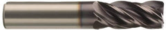 Kennametal - 3/4" Diam 3 Flute Solid Carbide 0.06" Corner Radius End Mill - All Tool & Supply