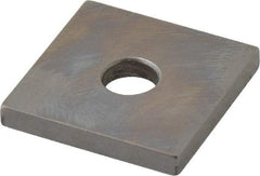 Mitutoyo - 0.127" Square Steel Gage Block - Accuracy Grade 0, Includes Certificate of Inspection - All Tool & Supply