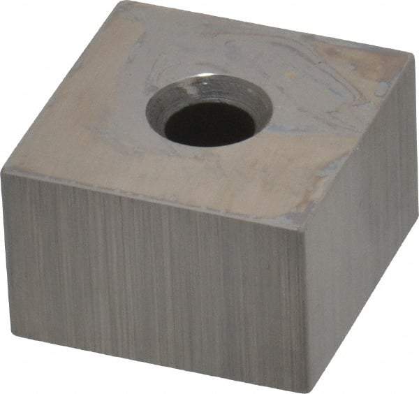 Mitutoyo - 0.6" Square Steel Gage Block - Accuracy Grade 0, Includes Certificate of Inspection - All Tool & Supply