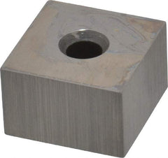 Mitutoyo - 0.6" Square Steel Gage Block - Accuracy Grade 0, Includes Certificate of Inspection - All Tool & Supply