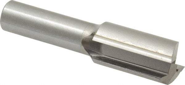 Amana Tool - 3/4" Diam, 1/2" Shank Diam, 1-1/4" Length of Cut, 2 Flute Straight Router Bit - 2-7/8" Overall Length, Carbide Tipped - All Tool & Supply