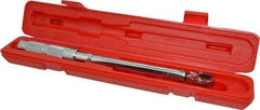 Proto - 3/8" Drive Micrometer Type Ratchet Head Torque Wrench - 16 N/m to 80 N/m Torque, 15-1/2" OAL, Ratchet Head - All Tool & Supply