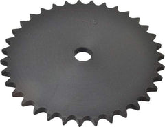 Browning - 35 Teeth, 1/2" Chain Pitch, Chain Size 40, "A" Plate Roller Chain Sprocket - 5/8" Bore Diam, 5-37/64" Pitch Diam, 5.86" Outside Diam - All Tool & Supply