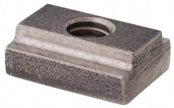 Gibraltar - 1/4-20 Blind Tapped T Slot Nut - 5/16" Slot Width, 1/2 x 11/64" Base Width x Height, 9/16 x 1/4" OAL x Height - All Tool & Supply