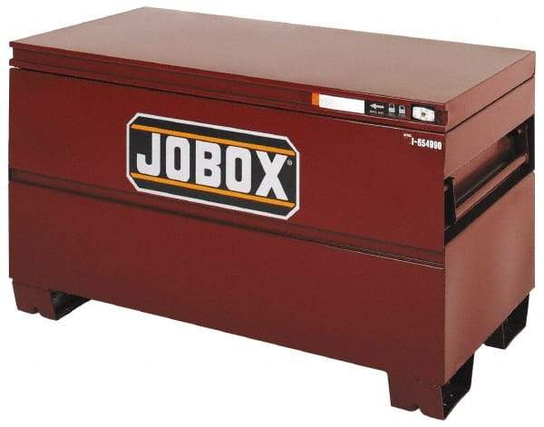 Jobox - 42" Wide x 20" Deep x 23-3/4" High Job Site Box - 1 Door, Steel, Brown - All Tool & Supply