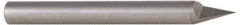 Accupro - 3/8 Inch Diameter, 4 Inch Overall Length, 1/2 Inch Split Length, Solid Carbide, Conical Point Split End Carbide Blank - Single End, 30° Point - All Tool & Supply