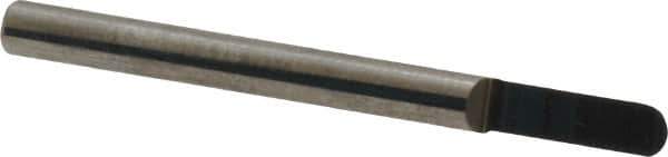 Accupro - 1/8 Inch Diameter, 1-1/2 Inch Overall Length, 3/8 Inch Split Length, Solid Carbide, Full Radius Split End Carbide Blank - Single End - All Tool & Supply