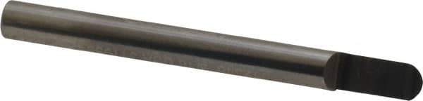 Accupro - 3/16 Inch Diameter, 2 Inch Overall Length, 3/8 Inch Split Length, Solid Carbide, Full Radius Split End Carbide Blank - Single End - All Tool & Supply