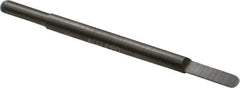 Accupro - 1/8 Inch Diameter, 2 Inch Overall Length, 3/8 Inch Split Length, Solid Carbide, Full Radius Split End Carbide Blank - Double End - All Tool & Supply