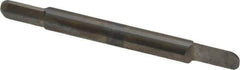 Accupro - 3/16 Inch Diameter, 2 Inch Overall Length, 3/8 Inch Split Length, Solid Carbide, Full Radius Split End Carbide Blank - Double End - All Tool & Supply