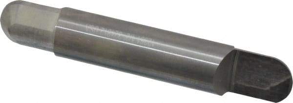 Accupro - 1/2 Inch Diameter, 3 Inch Overall Length, 5/8 Inch Split Length, Solid Carbide, Full Radius Split End Carbide Blank - Double End - All Tool & Supply