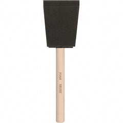 Krylon - 3/8" Flat Foam Foam Paint Brush - 2" Bristle Length, 4" Wood Pole-Mount Handle - All Tool & Supply