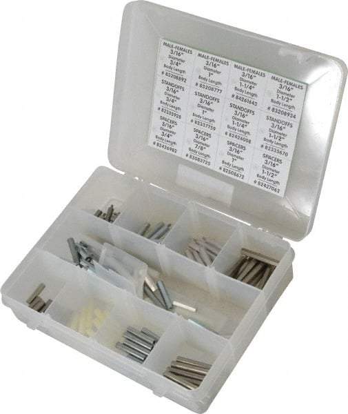 Electro Hardware Standoff & Spacer Assortments Type: Male/Female Standoffs; Spacers; Threaded Standoffs System of Measurement: Inch - All Tool & Supply