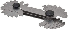 Value Collection - 28 Leaf, 0.5 to 6mm Pitch Range, 4 to 56 TPI Range, Screw Pitch Gage - All Tool & Supply