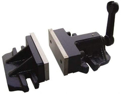 Interstate - 6" Jaw Width, Horizontal Stationary Machine Vise - Manual Operation, 1 Station, 13" Long x 2-29/32" Deep, 2-3/4" Jaw Height - All Tool & Supply