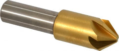 Melin Tool - 1/2" Head Diam, 3/8" Shank Diam, 6 Flute 82° Cobalt Countersink - All Tool & Supply