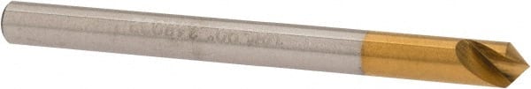 Melin Tool - 1/8" Head Diam, 1/8" Shank Diam, 1 Flute 90° Cobalt Countersink - All Tool & Supply