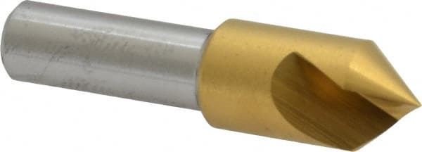 Melin Tool - 1/2" Head Diam, 3/8" Shank Diam, 1 Flute 82° Cobalt Countersink - All Tool & Supply