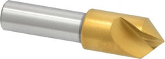 Melin Tool - 1/2" Head Diam, 3/8" Shank Diam, 1 Flute 90° Cobalt Countersink - All Tool & Supply