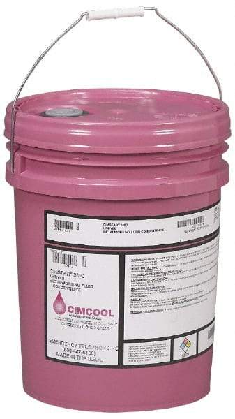 Cimcool - Cimstar 3890, 5 Gal Pail Cutting & Grinding Fluid - Semisynthetic, For Boring, Drilling, Grinding, Milling - All Tool & Supply