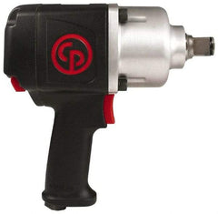 Chicago Pneumatic - 1" Drive, 6,300 RPM, 1,200 Ft/Lb Torque Impact Wrench - Pistol Grip Handle, 850 IPM, 7.5 CFM, 90 psi, 3/8" NPTF Inlet - All Tool & Supply