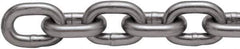 Peerless Chain - 150 Ft. Long, 2600 Lbs. Load Capacity, Carbon Steel High Test Chain - 4 Grade, 0.98 Inch Inside Long x 0.409 Inch Inside Wide - All Tool & Supply