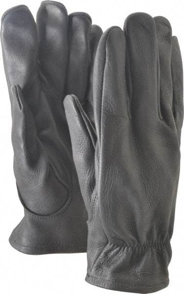 Ansell - Size L (9) Deerskin General Protection Work Gloves - For Work & Driver, Uncoated, Full Fingered, Black, Paired - All Tool & Supply