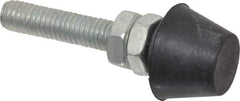 Gibraltar - M6 Carbon Steel Cap Tip Clamp Spindle Assembly - 1-1/4" Thread Length, 1-3/4" OAL, 0.63" Tip Surface Diam, Use with Toggle Clamps - All Tool & Supply