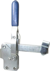 Gibraltar - 375 Lb Holding Capacity, Vertical Handle, Manual Hold Down Toggle Clamp - 62° Handle Movement, 115° Bar Opening, U-Bar, Straight Base, Carbon Steel - All Tool & Supply