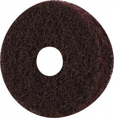 Merit Abrasives - 3" Diam, Medium Mounted Scrubber Buffing Wheel - 3 Ply, Medium Grade, 1/4" Shank Diam, 8,000 RPM - All Tool & Supply