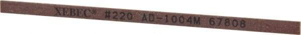 Value Collection - Rectangular, Ceramic Fiber Finishing Stick - 4" Long x 5/32" Wide x 1/32" Thick, 220 Grit, Very Fine Grade - All Tool & Supply