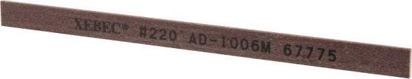 Value Collection - Rectangular, Ceramic Fiber Finishing Stick - 4" Long x 15/64" Wide x 1/32" Thick, 220 Grit, Very Fine Grade - All Tool & Supply