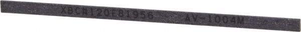 Value Collection - Rectangular, Ceramic Fiber Finishing Stick - 4" Long x 5/32" Width, 120 Grit, Fine Grade - All Tool & Supply