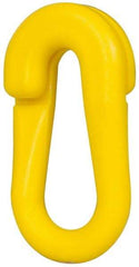 PRO-SAFE - 2" Wide Barrier Connecting Link - Celcon, Yellow, Use with Plastic Chain - All Tool & Supply