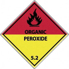 NMC - Organic Peroxide 5.2 Shipping Label - 4" High x 4" Wide - All Tool & Supply