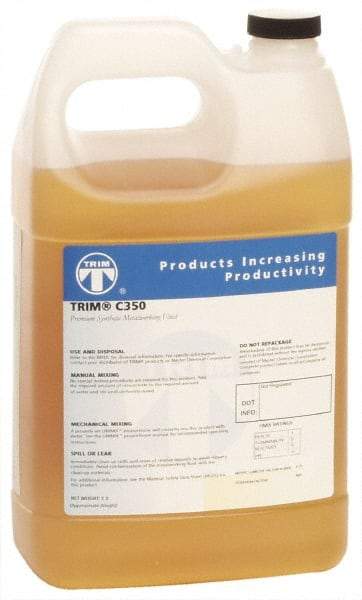 Master Fluid Solutions - Trim C350, 1 Gal Bottle Grinding Fluid - Synthetic, For Machining - All Tool & Supply