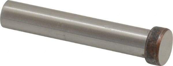 Dayton Lamina - 1/2" Head Diam, 3/8" Shank Diam, Basic Head, A2 Grade Tool Steel, Solid Mold Die Blank & Punch - 3/16" Head Height, 2-1/4" OAL, Blank Punch, Regular (KPB) Series - All Tool & Supply