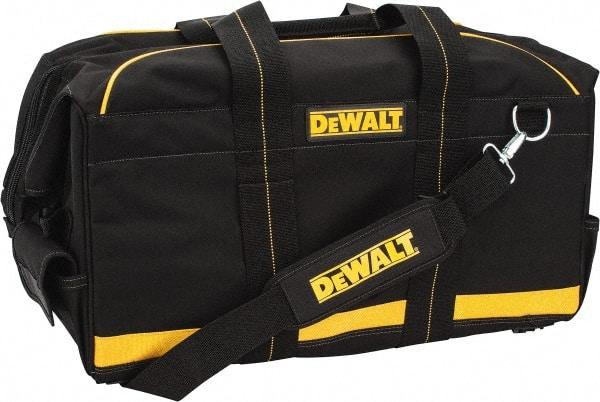 DeWALT - 9 Pocket Black & Yellow Polyester Tool Bag - 24" Wide x 12" Deep x 12" High - All Tool & Supply