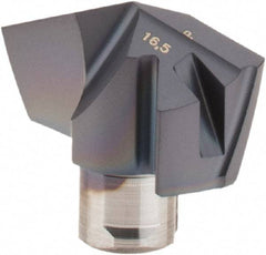 Iscar - Series ICP, 16.51mm Diam Grade IC908 140° Replaceable Drill Tip - Carbide, TiAlN Finish, 16 Seat Size - All Tool & Supply