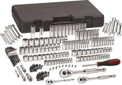 GearWrench - 165 Piece 1/4, 3/8 & 1/2" Drive Mechanic's Tool Set - Comes in Blow Molded Case - All Tool & Supply