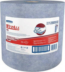 WypAll - X90 Dry Shop Towel/Industrial Wipes - Jumbo Roll, 13-3/8" x 11" Sheet Size, Blue - All Tool & Supply